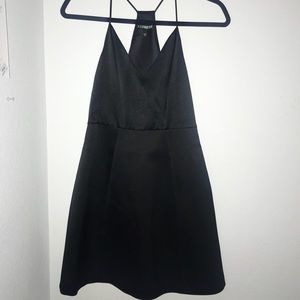 Black mini dress